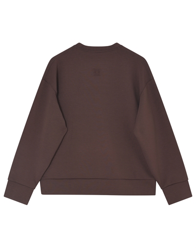 Day Birger et Mikkelsen - Crewa Scuba Sweatshirt - Coffee Brown
